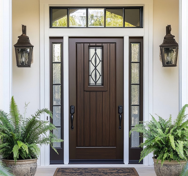 Brown Steel Doors